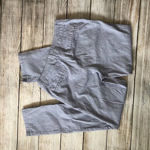 H&M Label‎ of Graded Goods LOGG Womens Pants size 4 Blue chambray Pockets - Picture 9 of 10